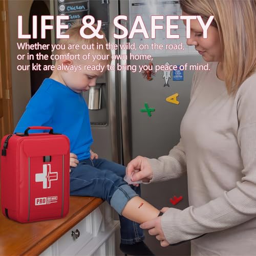 Upgrade Comprehensive First Aid Kit with Labelled Compartments