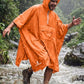 Adult Rain Poncho Waterproof Hooded Raincoat Lightweight Packable
