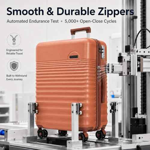 Carry On Luggage 22x14x9 Airline Approved Suitcase with Wheels
