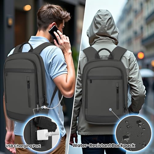 Business Backpack for Men Lightweight Commute Laptop Backpack Anti