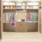 Hanging Clothes Storage with 4" Gusseted Garment Covers