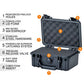 Portable All Weather IP67 Waterproof Protective Case