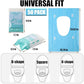 50 Pack Toilet Seat Covers Disposable 16x24 Inch XL