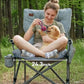 Padded Oversized Folding Camping Chair for Adults