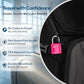 Small Size TSA Approved Luggage Locks. Key Locks for Travel. Ultra Secure Dimple Key Travel Locks Alloy Body Luggage Locks. 4 Color Pack. (4 Count)
