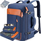 40L Expandable Carry On Travel Backpack with 4 Packing Cubes