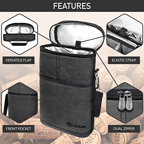 2 Bottle Wine Carrier Tote