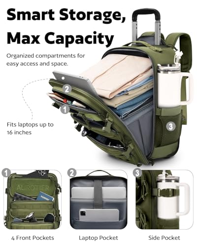 Rolling Tactical Laptop Backpack