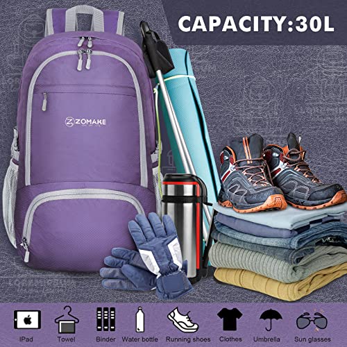 Lightweight Packable Backpack 30L