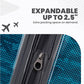 Matrix 29 Inch Large Checked Luggage Expandable Hardside Upright Suitcase with 360° Spinner Wheels