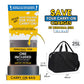 18" Carry on Bag with Laptop Compartment 14 Inch Travel Duffel Bag for Spirit Airlines Personal Item Bag Overnight Weekender Bag with Wet Pocket for Women and Men