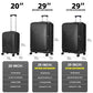 2 PCS 20 29 Luggage Sets (2 Count)