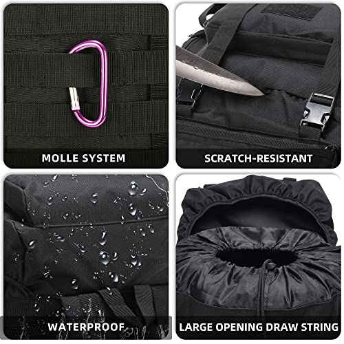 70L Camping Hiking Backpack Tactical Backpack Military Molle Rucksack Backpack for Outdoor
