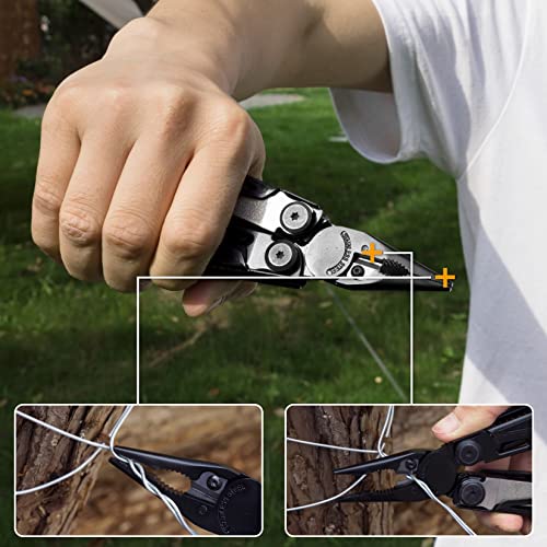 16-in-1 Multitool Pliers with Sheath Stainless Steel EDC