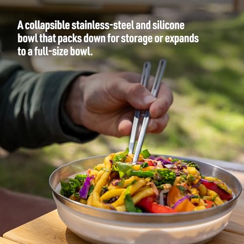 Detour Stainless Steel Collapsible Bowl