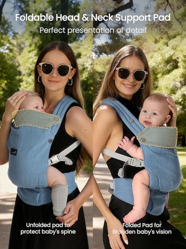 Baby Carrier Newborn to Toddler with Head Support