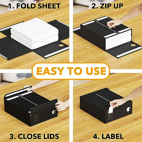 8 Pack Bed Sheet Organizers and Storage