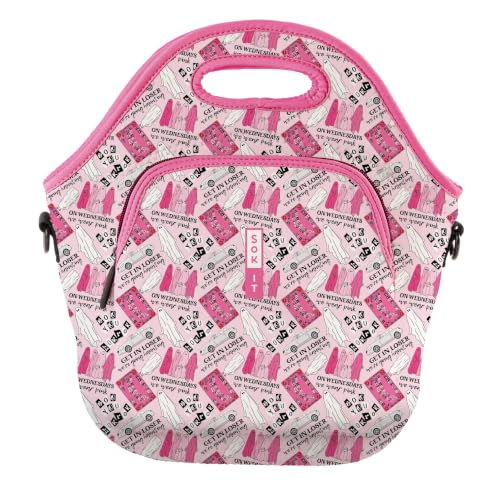 LunchTote Zippered Bag Insulated Neoprene Caddy (She Doesn't Even Ghost Here / X-Large 6.5 Quart Lunch Tote)
