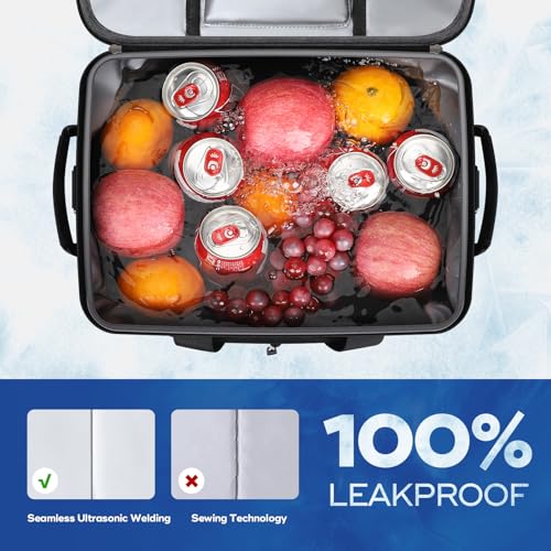 40 Can Leakproof Soft Cooler Bag with Quick Access Opening