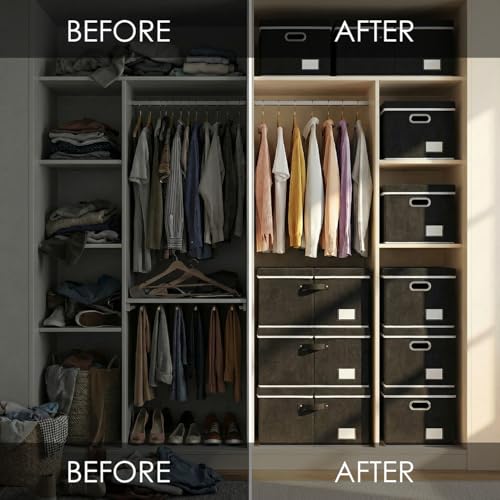 Storage Boxes with Lids [3 (3 Count)