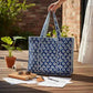 100% Cotton Quilted Tote Bag For Women