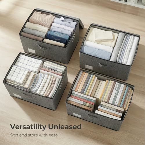 Storage Bins with Lids [3 (3 Count)