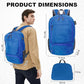 20L Lightweight Packable Hiking Daypack Foldable Backpack for Men Women Small Travel Outdoor Foldable Shoulder Bag