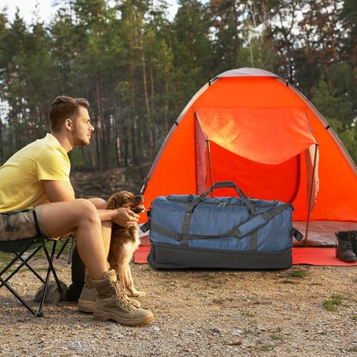 Wheeled Collapsible Duffel Bag 110L