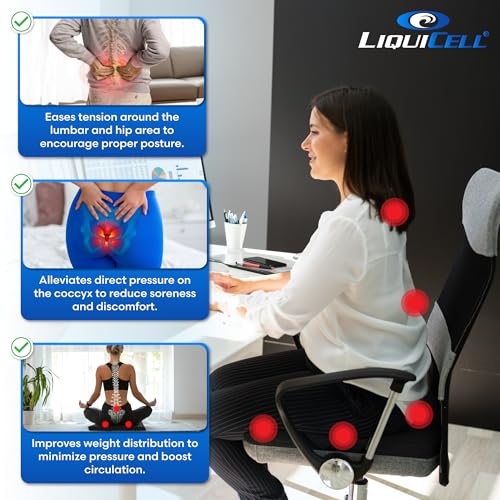 LiquiCell Coccyx Seat Cushion
