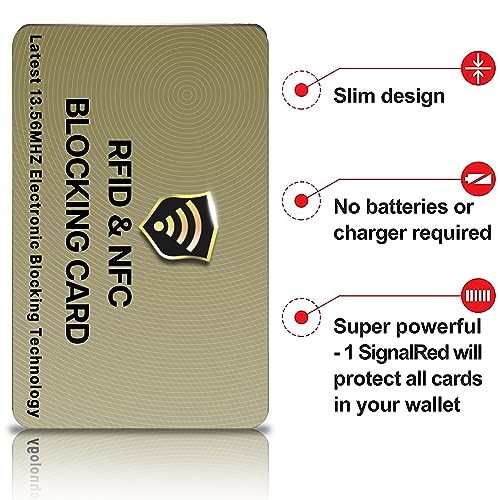 10 Pack RFID Blocking Card for Credit Debit ID Card (10 Count)