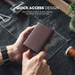 Pop up Card Wallet Minimalist Cash Wallets RFID Blocking Leather Smart Credit Card Holder with ID window for Men
