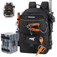 BaitSpace Fishing Backpack with Bait Binder & 2 Rod Holders