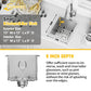 13x15In Stainless Steel Kitchen And Bar Sink