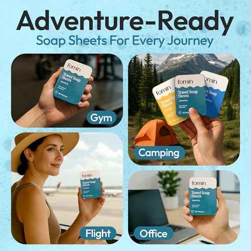 Paper Soap Sheets for Traveling (300 Count)