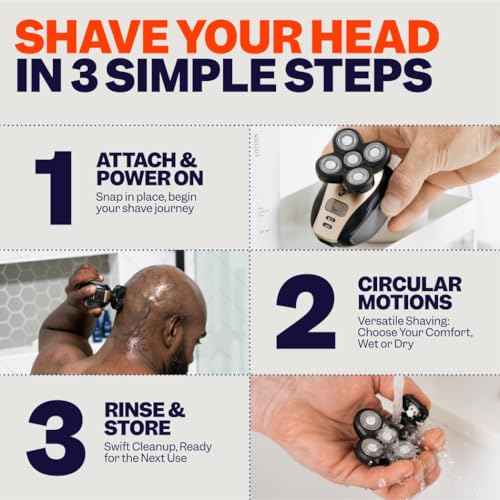 Electric Head & Body Hair Shaver