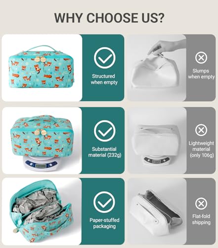 Travel Makeup Bag for Women