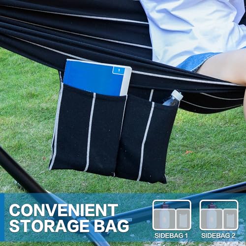 Double Hammock with Stand for Outside