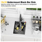 12x16In Black Kitchen And Bar Sink