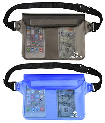 Premium Waterproof Waist Pouches Set (2 Count)