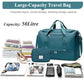 Travel Duffle Bag with Shoes Compartment (2 Count)
