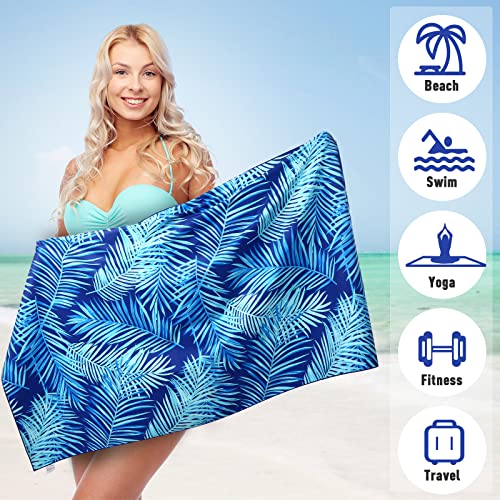 2 Pack Microfiber Beach Towel