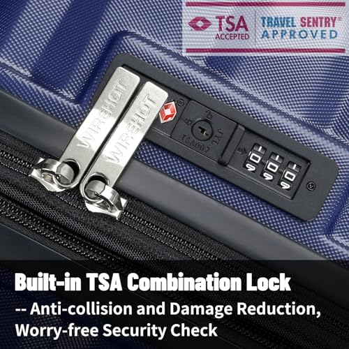 3 Piece Hardshell Travel Luggage Set (3 Count)