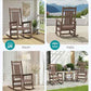 HDPE Oversized Rocking Chair Outdoor