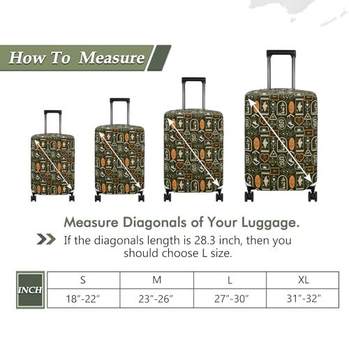 Travel Luggage Cover Suitcase Protector Fits 23