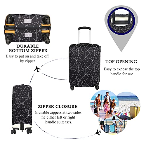Travel Luggage Cover Suitcase Protector Fits 27