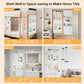 16 Pockets Over Door Hanging Storage Organizer with 4 Kinds Pouch