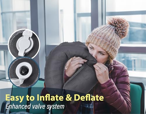 Inflatable Neck Pillow for Traveling