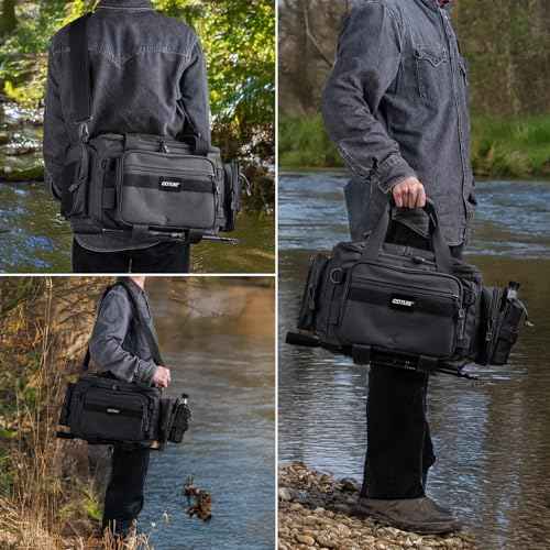 Fishing Tackle Bag with 2PCS 3700 Tackle Boxes