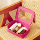 Clear Makeup Case Toiletry Bag Travel Medium Clear Cosmetic Bag with Zipper (2 Count)