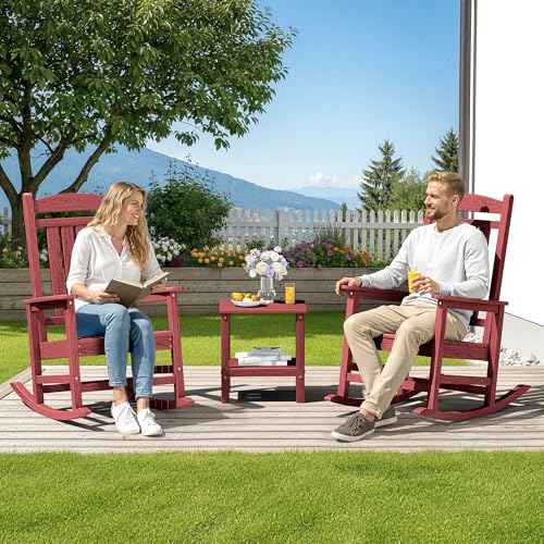 Outdoor Rocking Chair Set of 4 (4 Count)